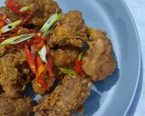 Foto langkah ke 15 dari resep Ayam Popcorn Goreng Bawang.