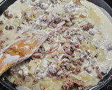 Foto del paso 3 de la receta: Pasta lumaconi con nata, ternera y bacon
