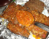 Foto del paso 10 de la receta: Pan de carne individual relleno de jamón, salsa fileto y muzzarella