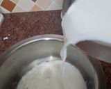 A picture of step 2 of Zafarani Lassi💗.