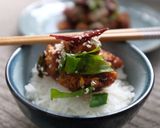 A picture of step 5 of General Tso's Chicken.