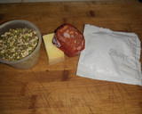 Foto del paso 1 de la receta: Frituras de frijoles chinos, chorizo y queso