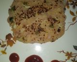 A picture of step 4 of Uttapam.