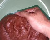 Foto langkah ke 5 dari resep Roti Tawar Cokelat.