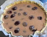 Une image de l'étape 7 de Tarte aux pêches de vigne et noix de coco.