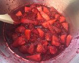 A picture of step 1 of Strawberry & Raspberry Jam.
