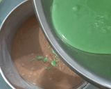 Foto langkah ke 3 dari resep Bolu kukus pandan coklat takaran sendok.
