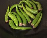 A picture of step 4 of Stuffed Green Peppers | Kung Fu New Year Dish.