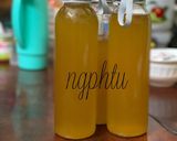 Hình bước làm 8 của món Syrup húng chanh trị ho