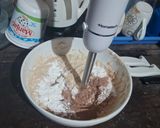 Foto del paso 3 de la receta: Muffins saludables de bananas y mandarina con avena, cacao amargo🍌🍊🧁🧁