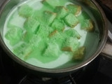 Puding roti tawar sederhana