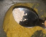 A picture of step 3 of Besan ladoo.