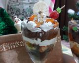 A picture of step 5 of Orange Custard Oreo dessert.
