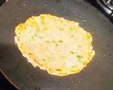A picture of step 5 of Besan veggi Cheela.