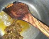 A picture of step 3 of Kabli pulao.