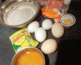 A picture of step 1 of Black glutinous cake.