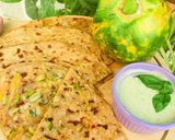 A picture of step 9 of Raw Papaya Paratha.