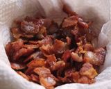 Foto del paso 3 de la receta: Chaska empapelada con tocino y champiñones