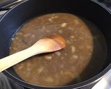 Une image de l'étape 7 de Soleil de fondue de poireaux au jus de sanglier et mortadelle de Bologne.
