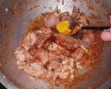 A picture of step 9 of Chicken salna.