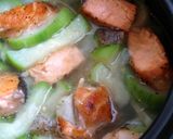 香煎鮭魚絲瓜湯的食譜步驟4照片