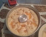 Foto del paso 7 de la receta: Budín húmedo de duraznos y cebada