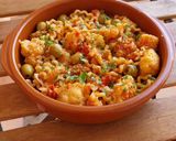 Foto del paso 8 de la receta Fusilli lunghi con coliflor y olivas adobadas