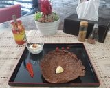 A picture of step 7 of Ragi cabbage roti.
