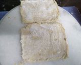 A picture of step 5 of Pinwheel sandwiches with vegetable soup.
