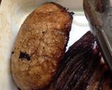 A picture of step 8 of Sauerbraten (Burgunderbraten) with Mushrooms.