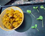 A picture of step 3 of Pumpkin and methi ki sabzi.