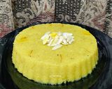 A picture of step 4 of Saffron Sooji Halwa.