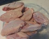 A picture of step 1 of SWEET SPICY GARLIC CHICKEN wings.
