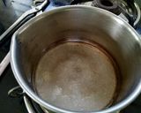 A picture of step 3 of Kerala Banana/balehannu Halwa.