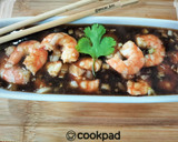 Foto del paso 7 de la receta: Langostinos con ajo en salsa de ostras