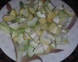 A picture of step 1 of Keri ka sharbat #Ramdankitayari #summer drink contest.
