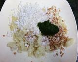 A picture of step 1 of Hariyala Sabudana Vada.