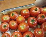 Tonhalas, sajtos rizzsel töltött paradicsom recept fázis 7 fotója