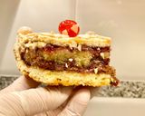 Foto del paso 15 de la receta: Pastel rústico con Nutella, mermelada de frambuesas y Almendra