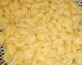 A picture of step 2 of Mayo pasta salad.