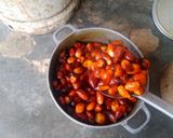 Une image de l'étape 10 de Sauce graines avec pâte de bœuf 😋 et poisson fumé mérou 🩷.