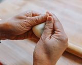 A picture of step 8 of Chinese beef dumplings.