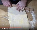 A picture of step 3 of Rough Puff Pastry.