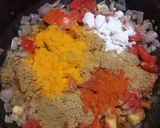 A picture of step 3 of Bhindi 2 pyaja.