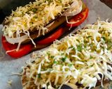 Foto del paso 6 de la receta: Milhojas de berenjena, queso y tomate 🍆🧀🍅