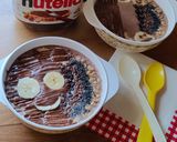 A picture of step 2 of Nutella Banana Smoothie.