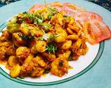 A picture of step 18 of Tawa Prawns.