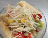 Foto langkah ke 4 dari resep Penne Pasta Vegetable Salad.