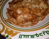 A picture of step 5 of Potato with egg.