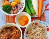 Hình bước làm 2 của món Cơm tấm sườn bì chả và canh súp